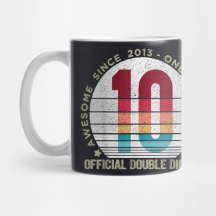 Double Digits 10 Year Old 10th Birthday Mug